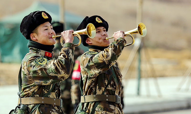 開訓(xùn)！武警甘肅省總隊拉開新年度軍事訓(xùn)練戰(zhàn)幕（組圖）