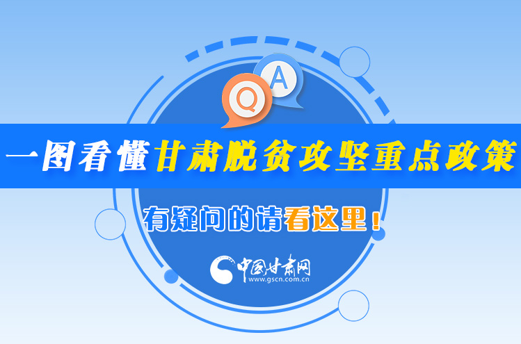 一圖看懂甘肅脫貧攻堅(jiān)重點(diǎn)政策，有疑問的請(qǐng)看這里！