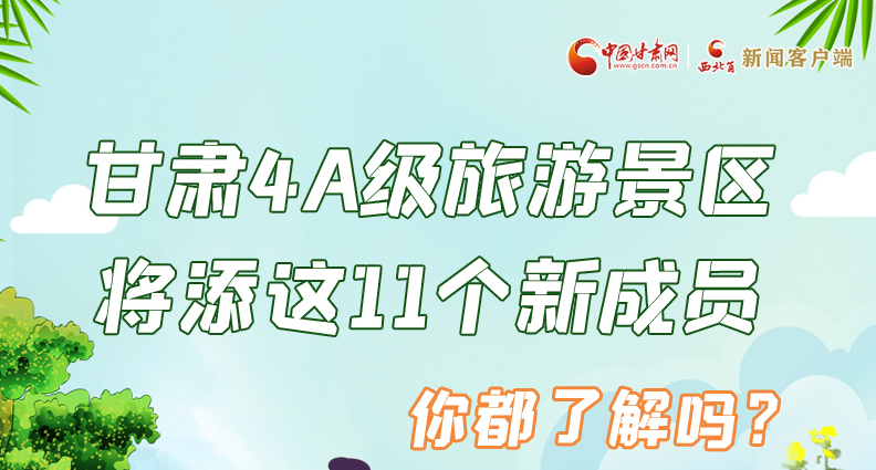 圖解|甘肅4A級(jí)旅游景區(qū)將添這11個(gè)新成員 你都了解嗎？