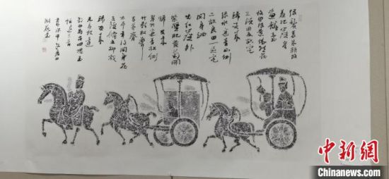 圖為傳拓作品?！〈蘖?攝