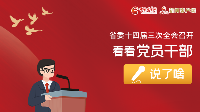 圖解|事關(guān)甘肅省委十四屆三次全會(huì)，黨員干部這么說！