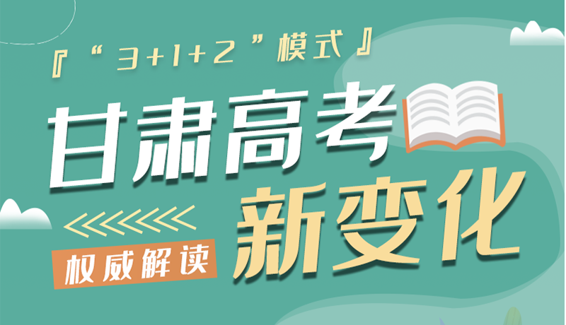 長圖|甘肅2024年高考新變化：“3+1+2”模式提前了解！