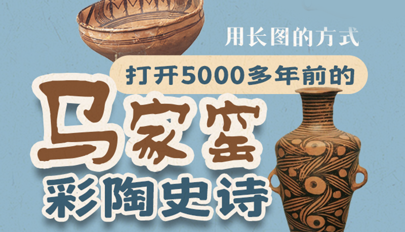 用長圖的方式，打開5000多年前的馬家窯彩陶史詩