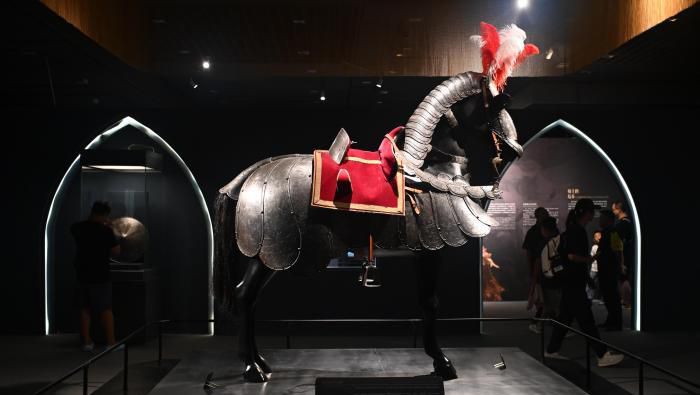 “歐洲騎士盔甲與文化展”亮相蘭州：百余件珍貴文物展騎士文化魅力