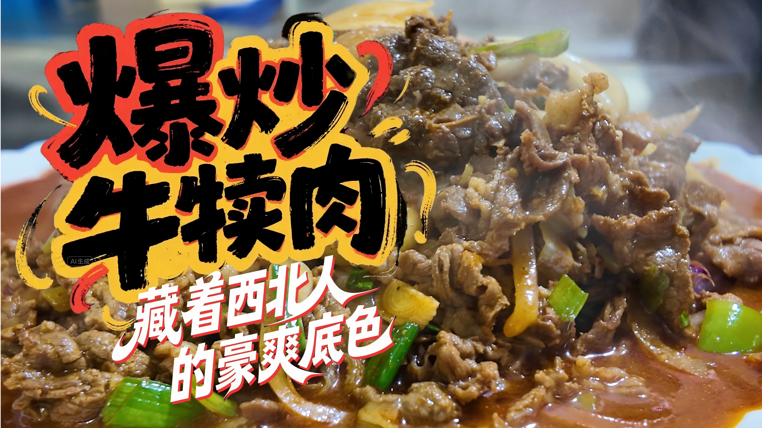 視頻丨爆炒牛犢肉，藏著西北人的豪爽底色