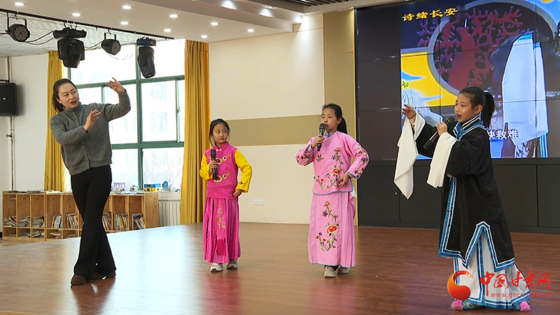 莊浪：秦腔進校園 非遺傳承育新芽